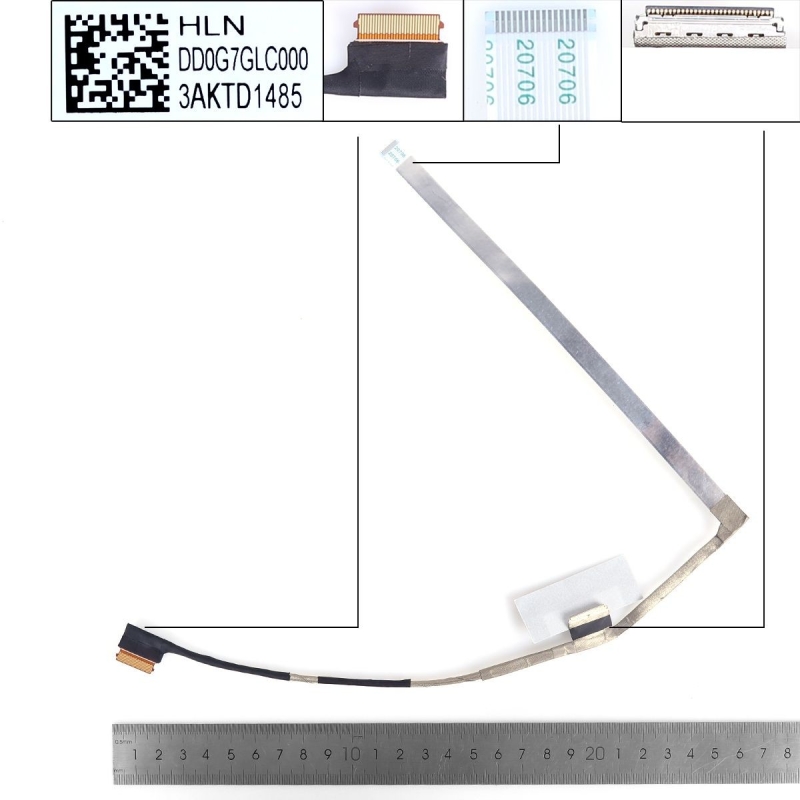 Cabo flexível para portatil HP 14-DV 14-EC | DD0G7GLC000 30 pinos