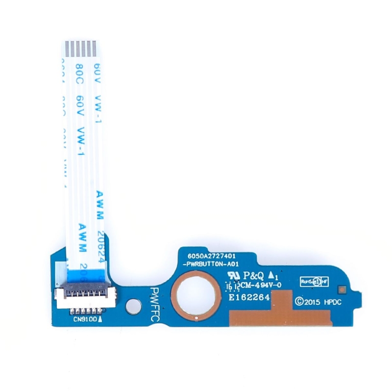 Placa de botón de encendido para portátil HP 850 G3 | 6050A2727401