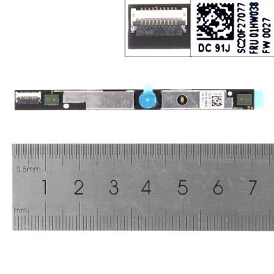 Platine caméra web pour portable Lenovo Thinkpad T480S 01HW038
