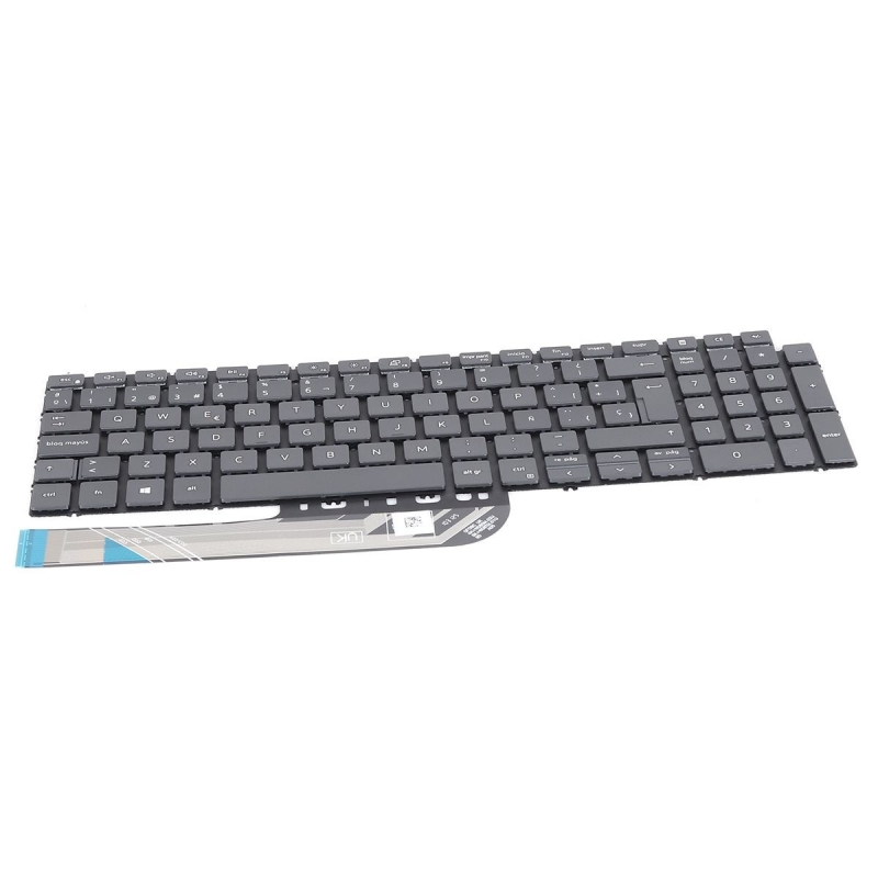 Teclado para portátil Dell 7591 7590 P83F 5580 5584 | PK132RI2A24 Gris