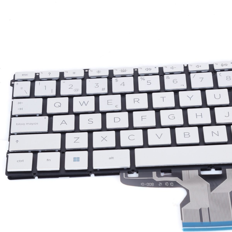 Teclado para portátil HP Envy X360 13-AY 13-BA 13T-BA 13-BD Plata