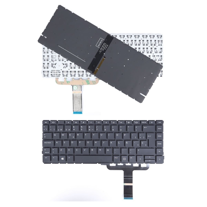 Teclado retroiluminado para portátil HP ProBook 440 G8 445 G8 Negro