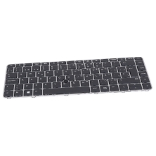 Teclado retroiluminado para portátil HP 840 G3 745 G3 848 G3 Plata