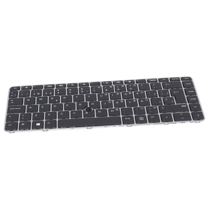 Teclado retroiluminado para portátil HP 840 G3 745 G3 848 G3 Plata
