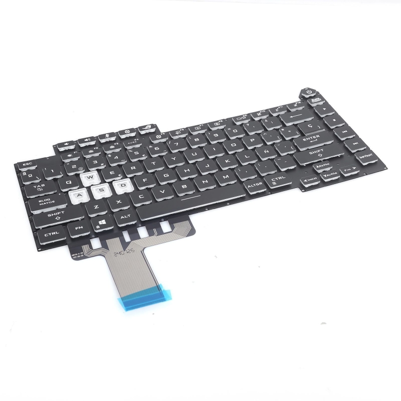Tastiera ASUS G513 retroilluminata, nera, scritta bianca 13-0340C-WX01-T04Tastiera