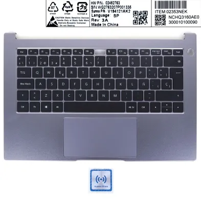 Teclado retroiluminado para portátil Huawei MATEBOOK 13 WRT-W19 W19