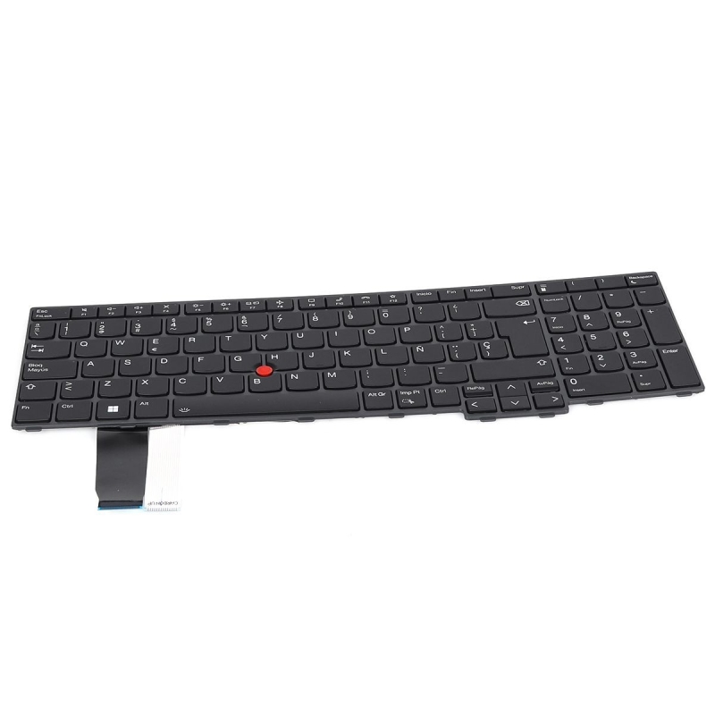 Tastiera LENOVO L15 GEN3 T16 P16S GEN1 retroilluminata, tasti neri fra...