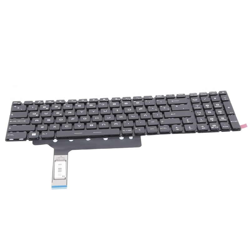 Teclado retroiluminado para portátil MSI GP76 GE76 Negro