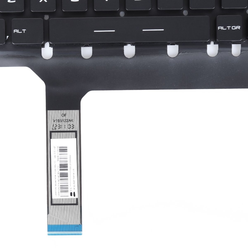 Teclado retroiluminado para portátil MSI GP76 GE76 Negro
