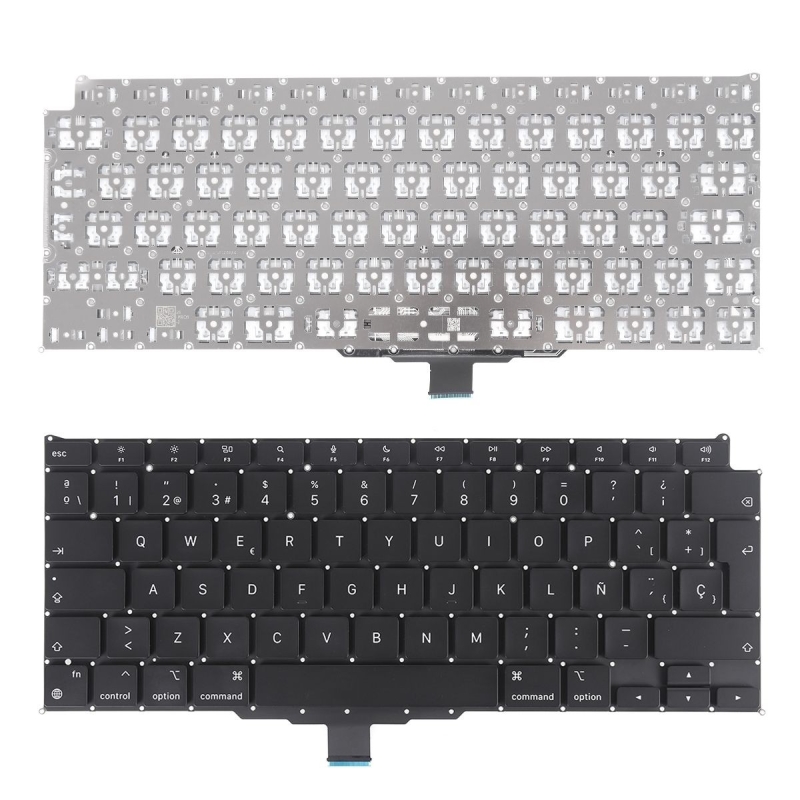 Teclado retroiluminado para apple Macbook Pro A2337 Negro