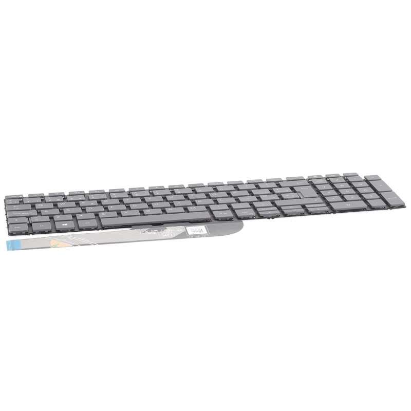 Teclado retroiluminado para portátil Dell 7591 7590 P83F 5580 Gris
