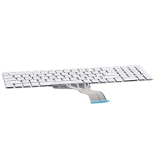 Tastiera retroilluminata per portatile HP Pavilion 15-BS argento