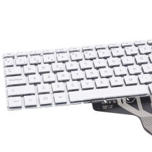 Tastiera retroilluminata per portatile HP Pavilion 15-BS argento