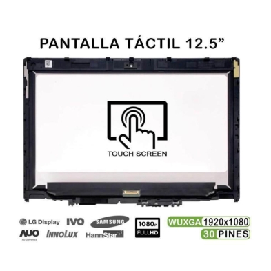 SCHERMO LED FHD TOUCH DA 12,5" PER COMPUTER PORTATILE LENOVO THINKPAD YOGA 260 01HY617