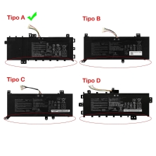 BATTERIA PER COMPUTER PORTATILE ASUS F412FJ F512UA R424FA F412UB C21N1818-1
