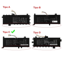 BATTERIA PER COMPUTER PORTATILE ASUS VIVOBOOK F412DA X412FJ X412FA X412UA X512F C21N1818