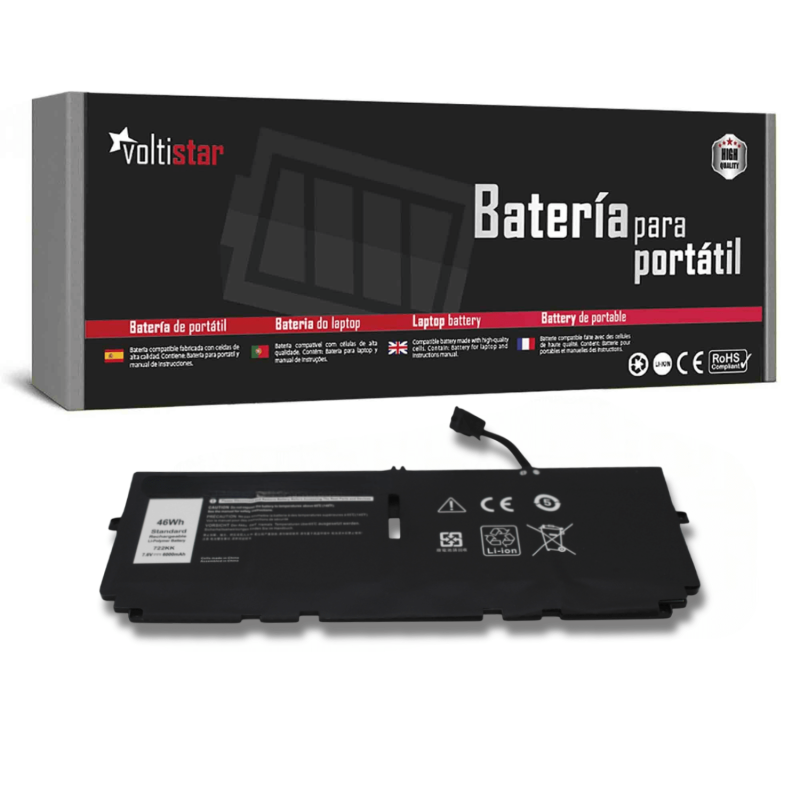 BATERÍA PARA PORTÁTIL DELL XPS 722KK -37-2S2P
