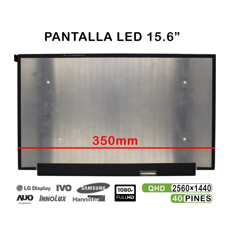 PANTALLA DE 15.6" PARA PORTÁTIL NE156QHM-NY1 LED 2560×1440