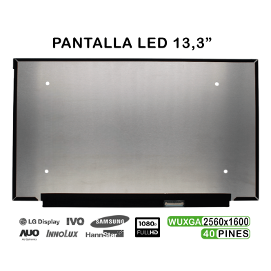 PANTALLA LED DE 13,3" FULL HD AUO B133QAN03.2