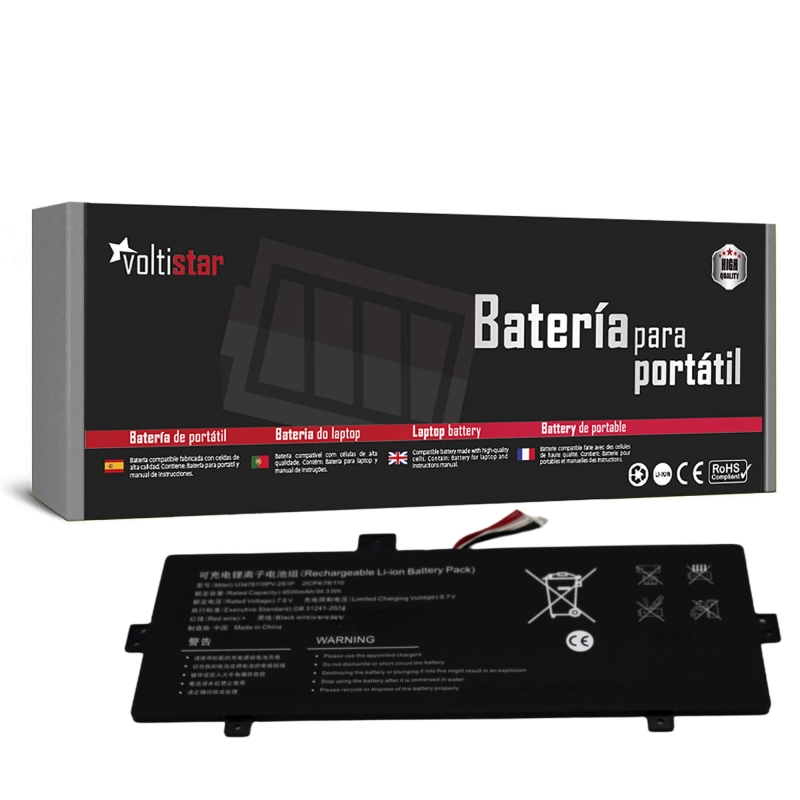 BATERÍA PARA PORTÁTIL AXIOO MYBOOK 11G U3478110PV-2S1P
