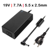 CARGADOR PARA PORTÁTIL GAMING MSI GS40 19.5V 7.7A 150W 5.5 x 2.5MM