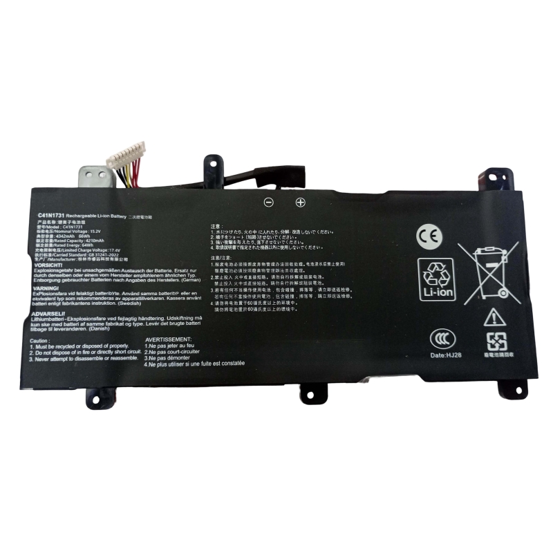 Batteria per ASUS ROG Strix GL504G GL504GM GL504GS C41N1731 TYPE-C