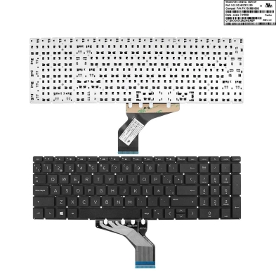 Teclado para portátil HP Pavilion 15-DA 250 255 Gen7 Negro