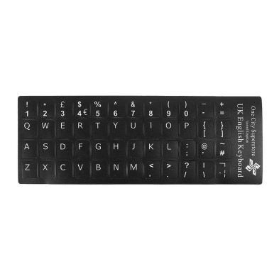 Autocollant pour convertir clavier en langue anglaise UK