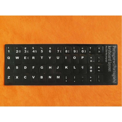Autocollant pour convertir clavier en langue portugaise