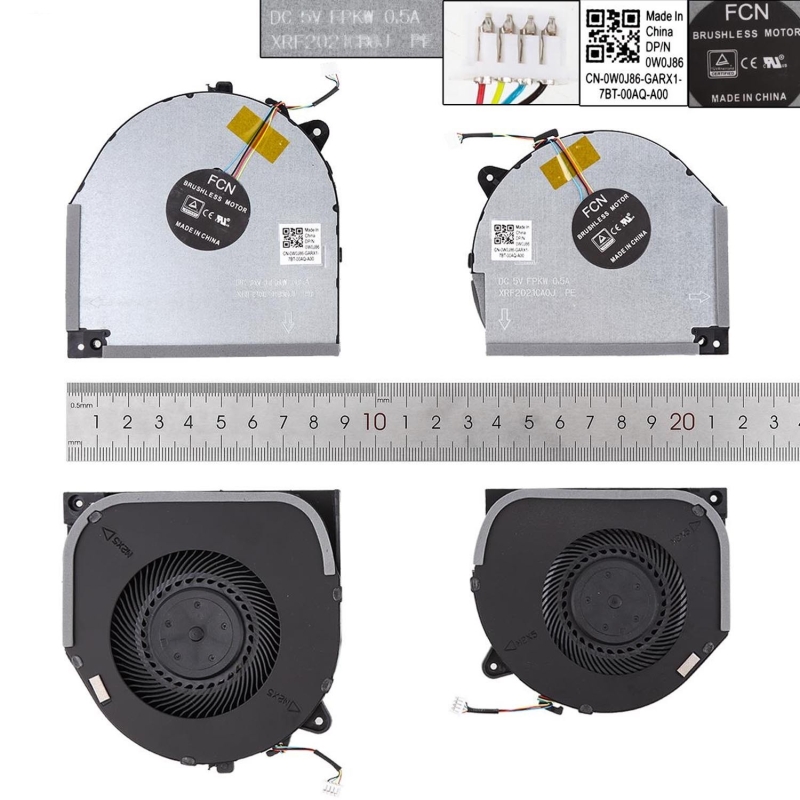 Ventola Lenovo Y7000 Y530-15ICH-1060 (per CPU + GPU Copia alta).