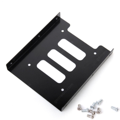 Custodia per disco rigido SSD HDD da 2,5 pollici con vano/vassoio in acciaio solido da 3,5 pollici...