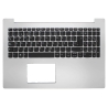 CARCASA SUPERIOR CON TECLADO PARA PORTÁTIL LENOVO IDEAPAD 320-15IKB PLATA