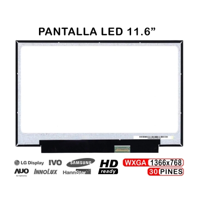 ECRÃ 11.6" NV116WHM-N47 PARA PORTÁTIL