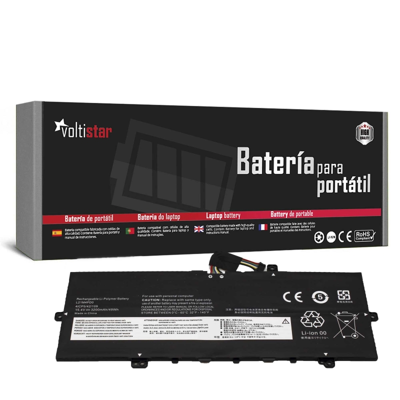 BATERÍA PARA PORTÁTIL LENOVO THINKBOOK 13X G2 13S G4 L21M4PD0 L21C4PD0