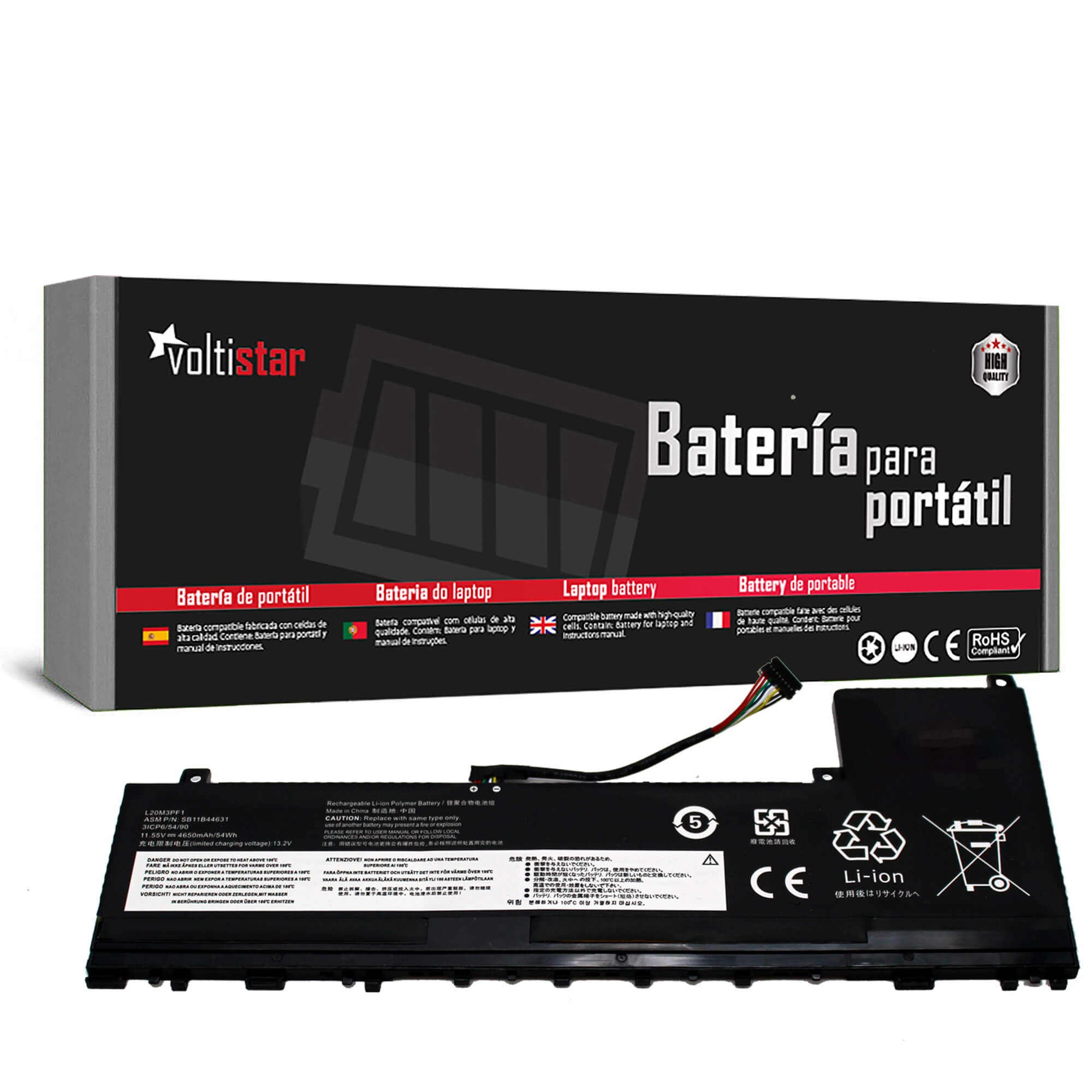 Bateria LENOVO IDEAPAD 5 PRO SERIES L20M3PF1