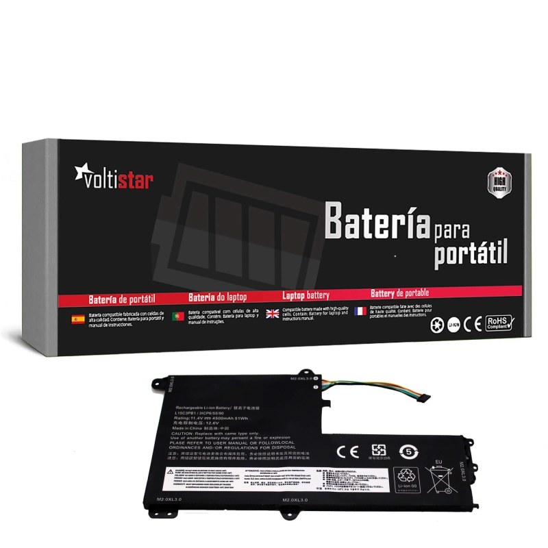 BATTERIA DEL COMPUTER PORTATILE PER LENOVO IDEAPAD 320S-14IKB L15C3PB1