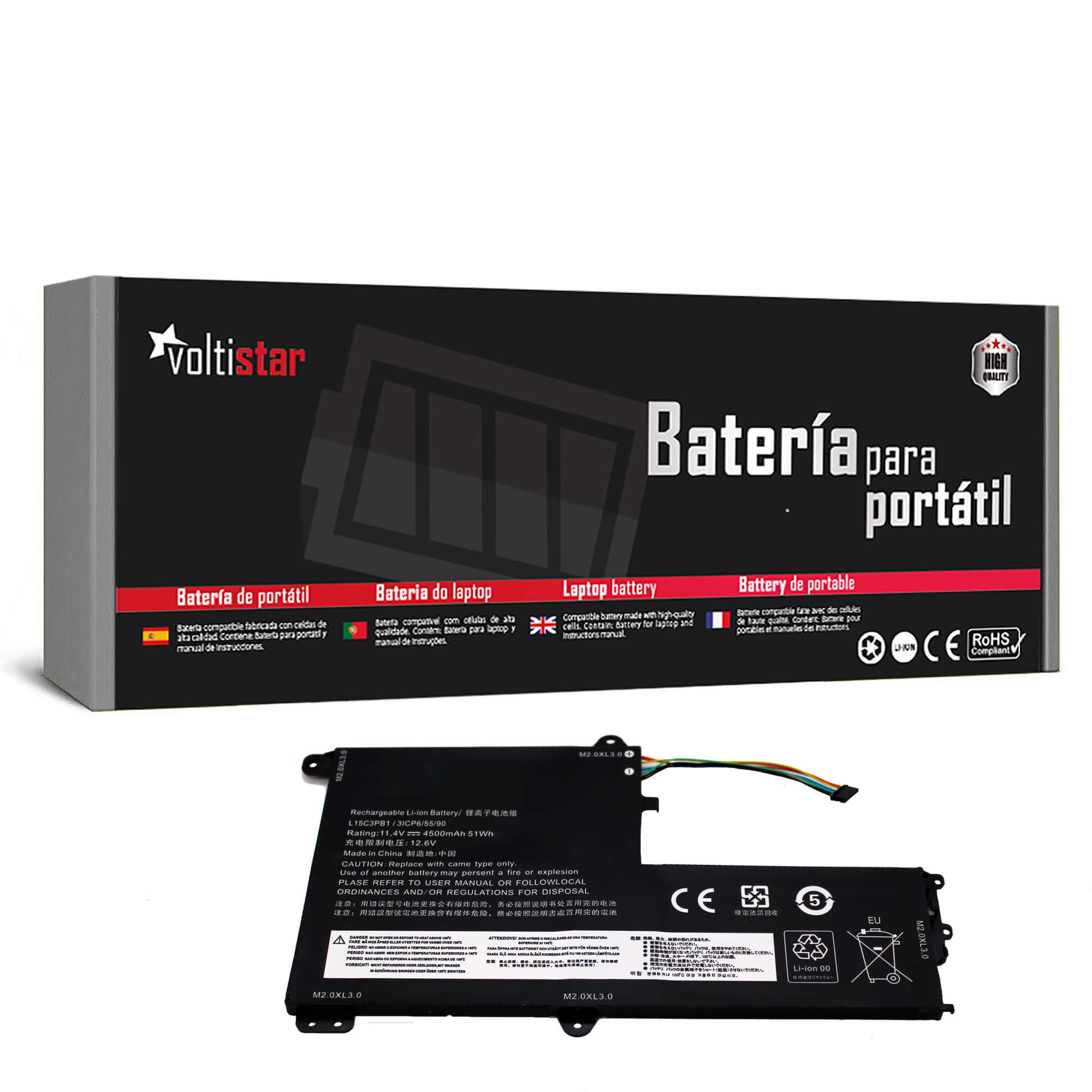 Bateria LENOVO IDEAPAD 320S-14IKB L15C3PB1