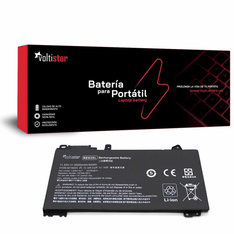BATTERIA PER COMPUTER PORTATILE HP PROBOOK 430 440 450 445 455 455R G6 RE03XL HSTNN-UB7R HSTNN-OB1C