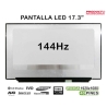 PANTALLA LED DE 17.3" PARA PORTÁTIL B173HAN04.4 NV173FHM-N44 144HZ FHD 40 PINES REACONDICIONADA