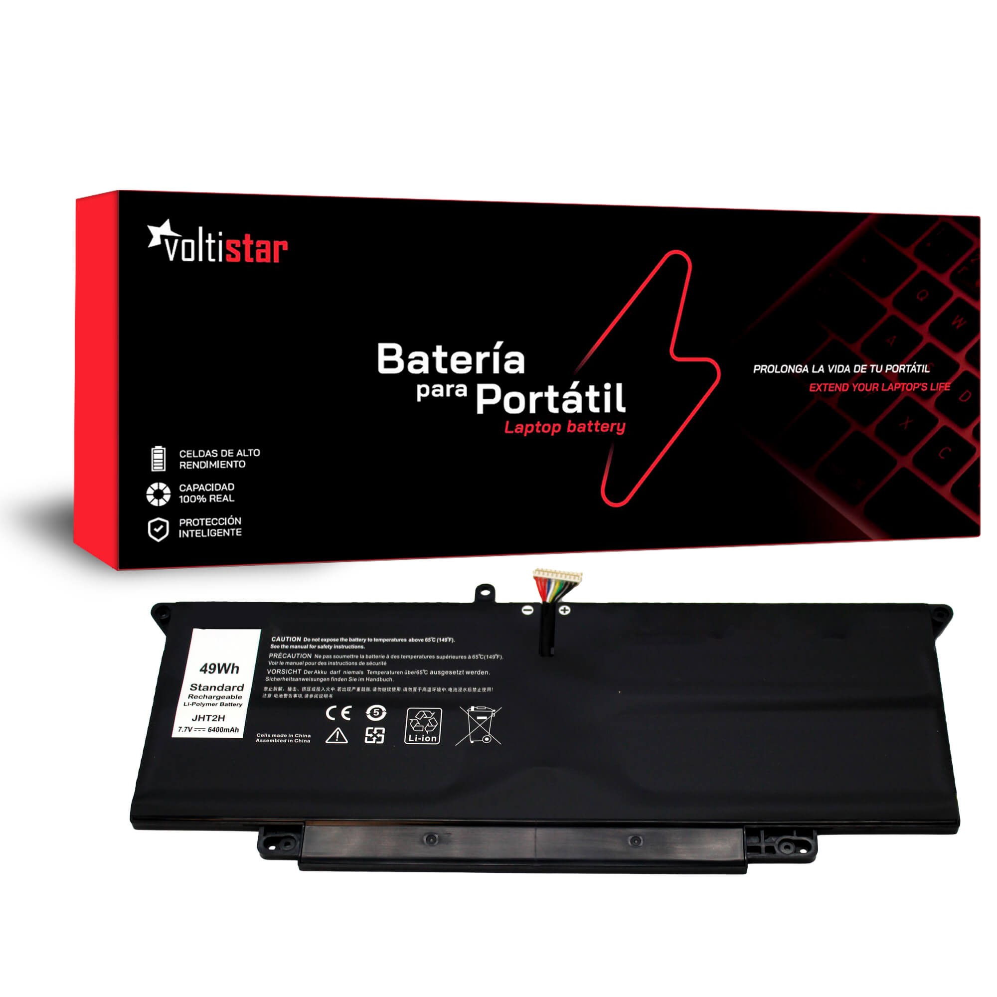 Bateria DELL LATITUDE 7310 JHT2H 7,7 V 6400 MAH 49 WH