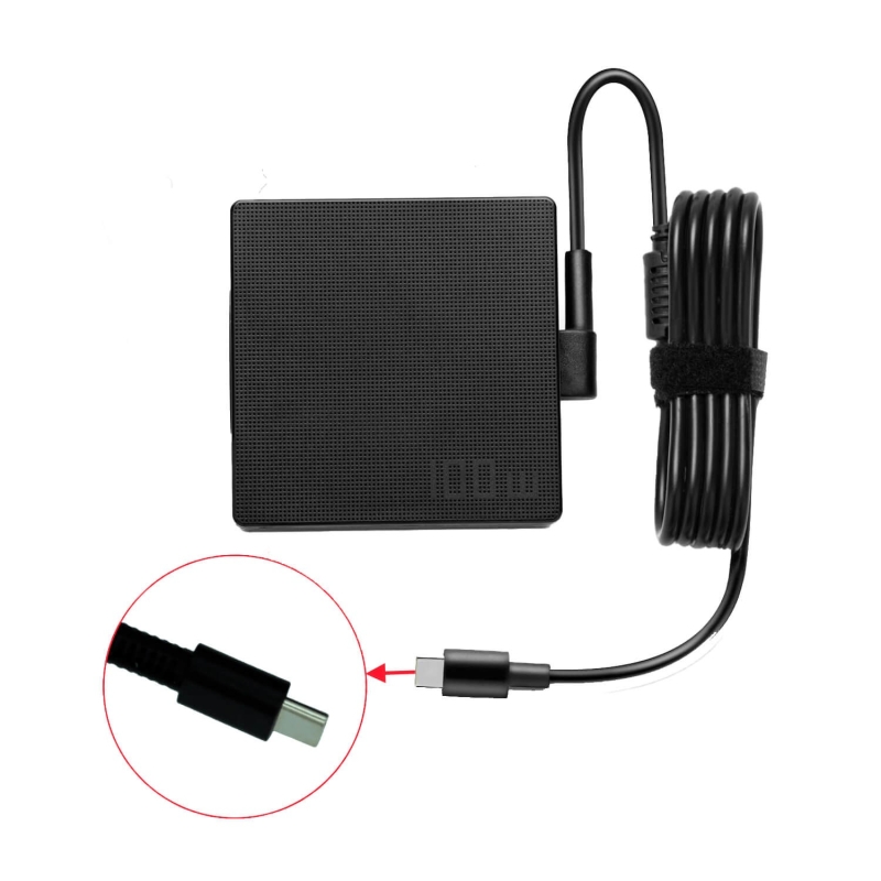 CARGADOR PARA PORTÁTIL MULTIVOLTAJE LENOVO USB-C 100W NEGRO