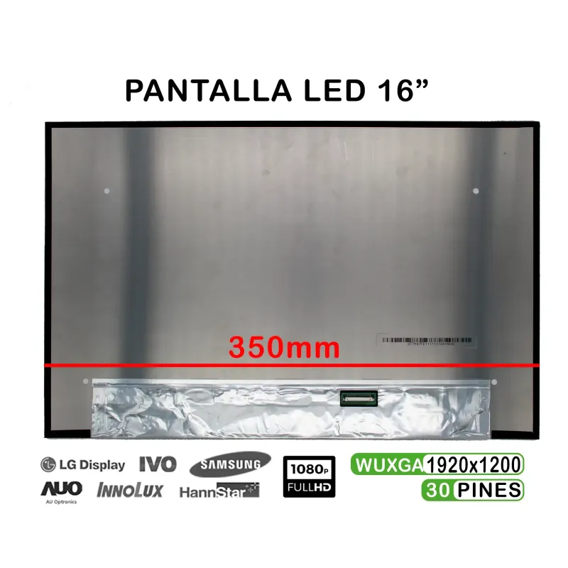 PANTALLA 16" N160JCA-EEL PARA PORTÁTIL