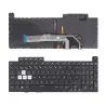 ASUS FX506 FA506 FX706 FA706 TASTIERA RETROILLUMINATA, NERA, SCRITTA BIANCA, BORDO BIANCO 13-0247C-WX01-T04 TASTIERA