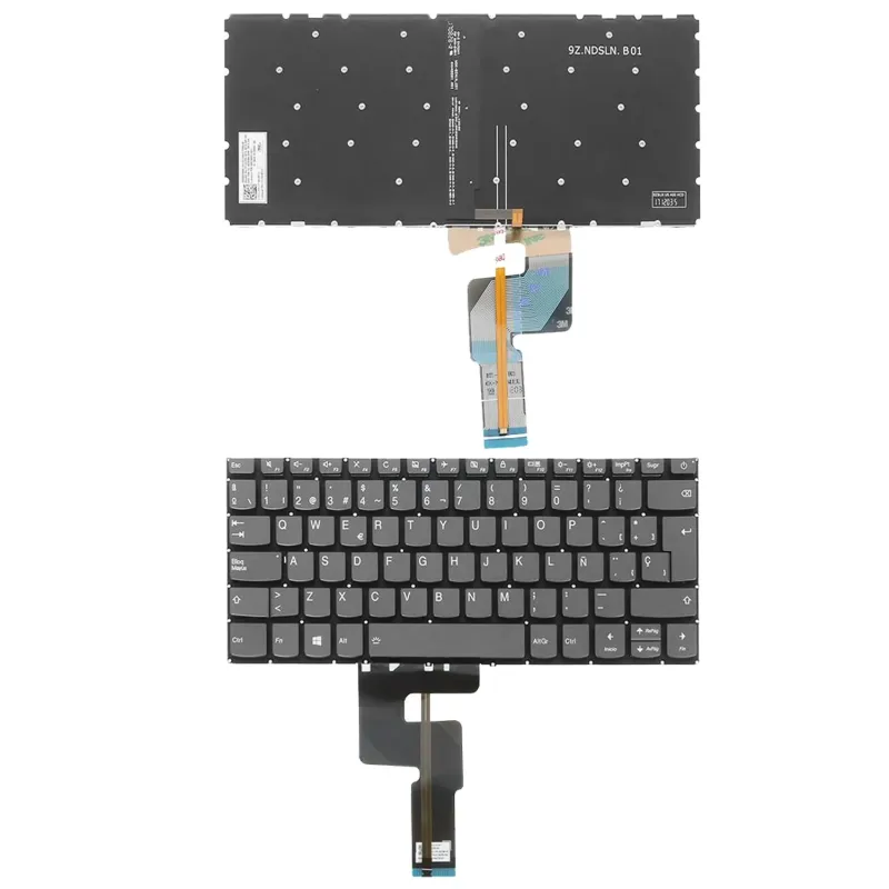 TECLADO PARA PORTÁTIL LENOVO IDEAPAD 320-14ISK 320S-14IKB 320S-14IKBR GRIS