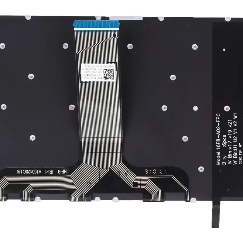 TECLADO RETROILUMINADO EN ROJO PARA PORTÁTIL LENOVO LEGION Y520 Y520-15IKB R720 R720-15IKB NEGRO