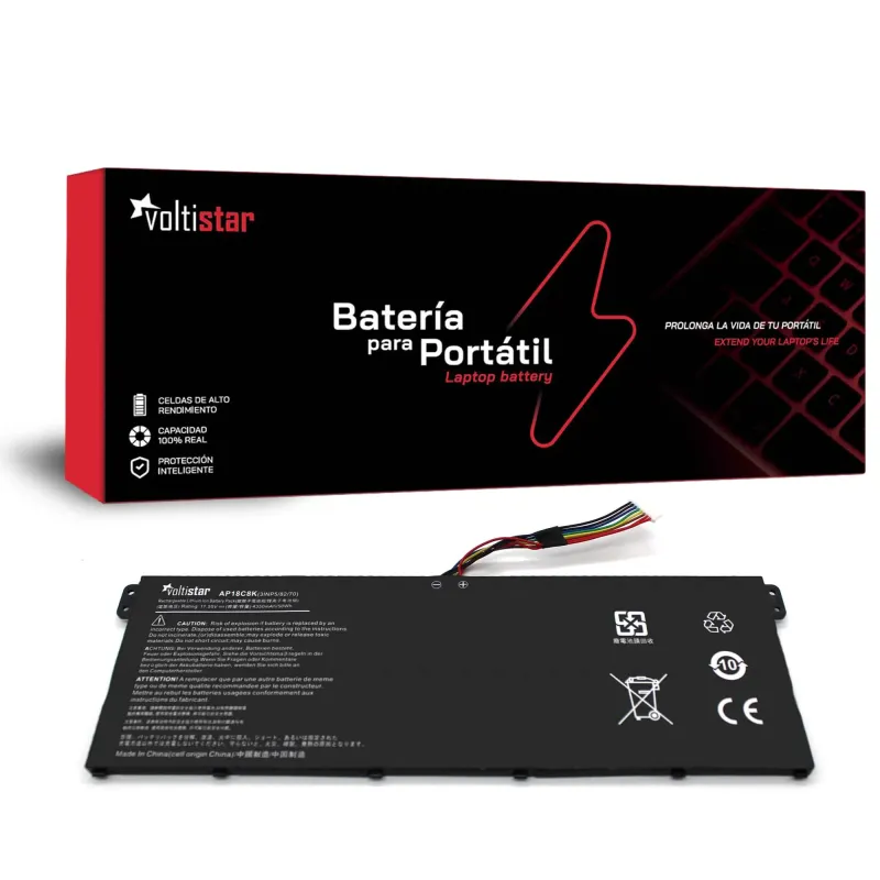 BATTERIA PORTATILE ACER ASPIRE 5 A514-52 SWIFT SF314-42 AP18C8K
