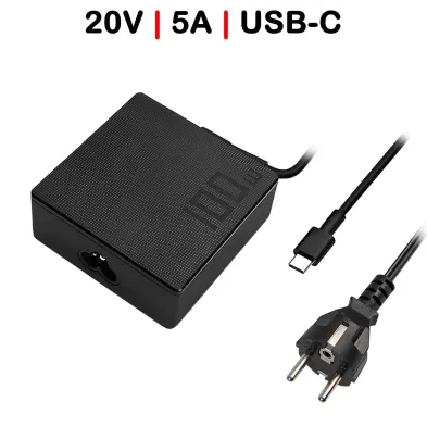 CARICATORE PER PORTATILE MULTIVOLTAGGIO LENOVO USB-C 100W NERO
