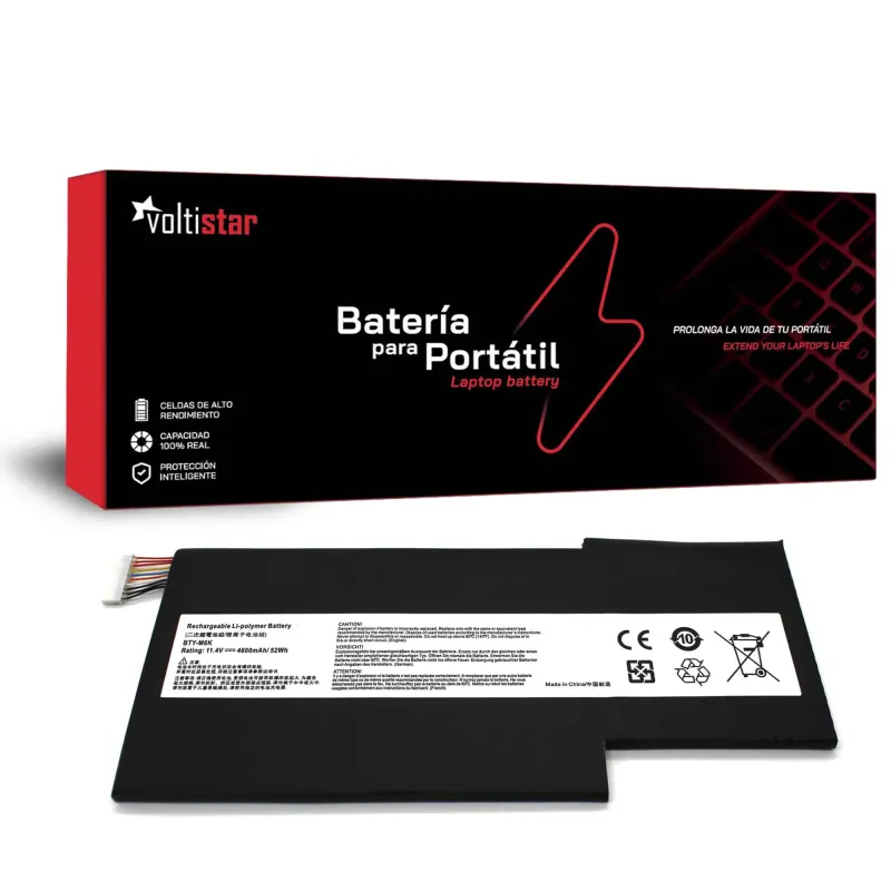 BATERÍA PARA PORTÁTIL MSI GS63-7RD GF63-8RD GF63-8RC GF75 BTY-M6K