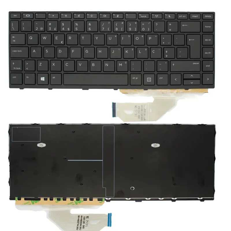 TECLADO PARA PORTÁTIL HP ELITEBOOK 840 G5 840 G6 846 G5 846 G6 L14379-071 L15542-071 PORTUGUÉS
