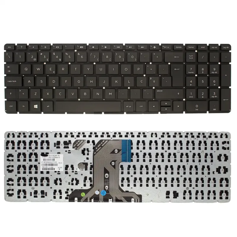 TASTIERA DEL COMPUTER PORTATILE HP PAVILION 15-AB 15-AC 15-AF 15-AY 250 G4 255 G4 SG-81300-2BA PORTOGHESE